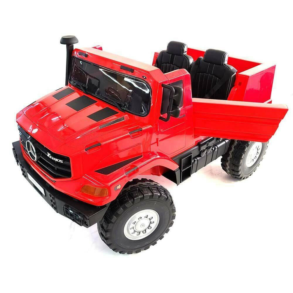 24V Mercedes Kids Zetros Ride-On Electric with Parental Remote, MP3, Leather Seats, Trunk Space - Kids Eye Candy