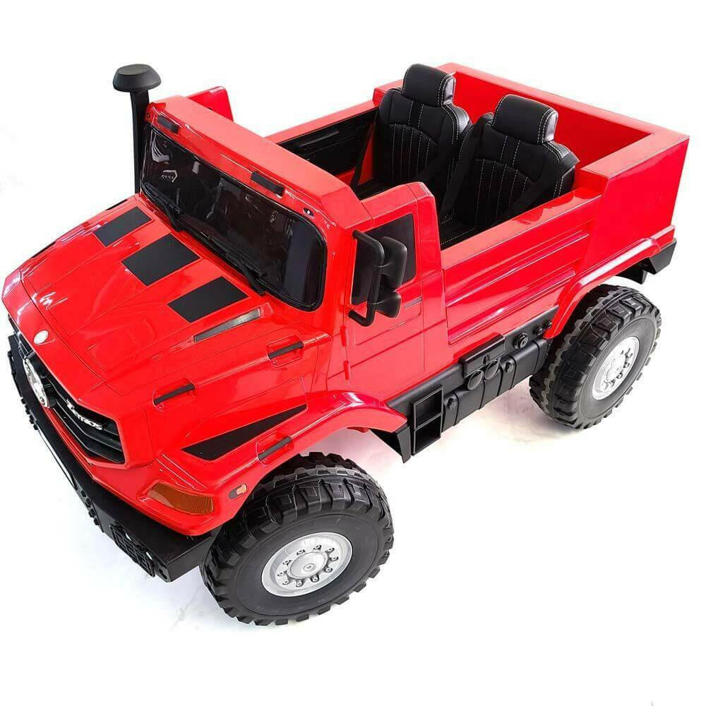 24V Mercedes Kids Zetros Ride-On Electric with Parental Remote, MP3, Leather Seats, Trunk Space - Kids Eye Candy