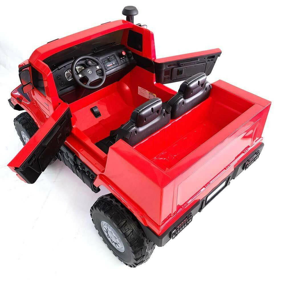 24V Mercedes Kids Zetros Ride-On Electric with Parental Remote, MP3, Leather Seats, Trunk Space - Kids Eye Candy