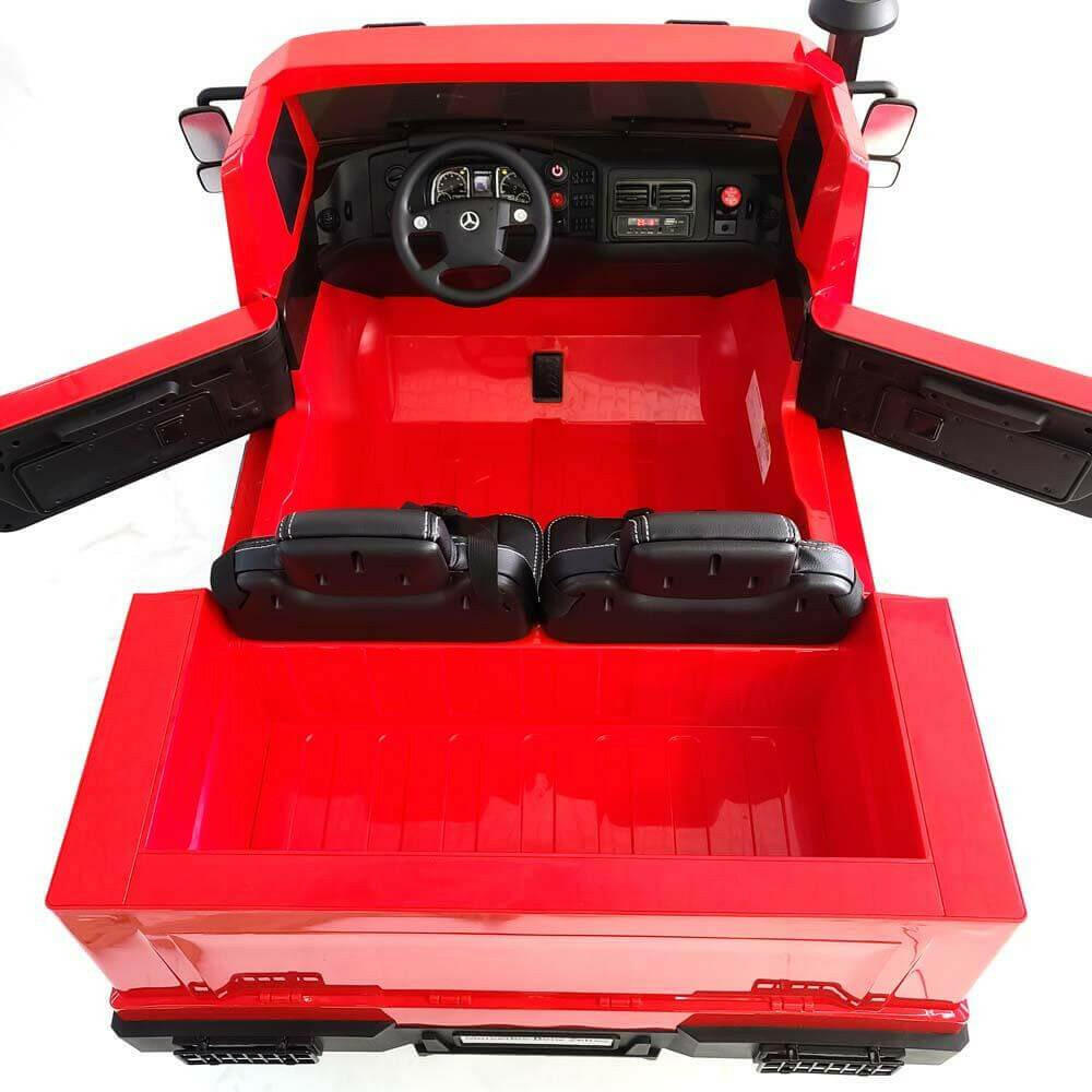 24V Mercedes Kids Zetros Ride-On Electric with Parental Remote, MP3, Leather Seats, Trunk Space - Kids Eye Candy