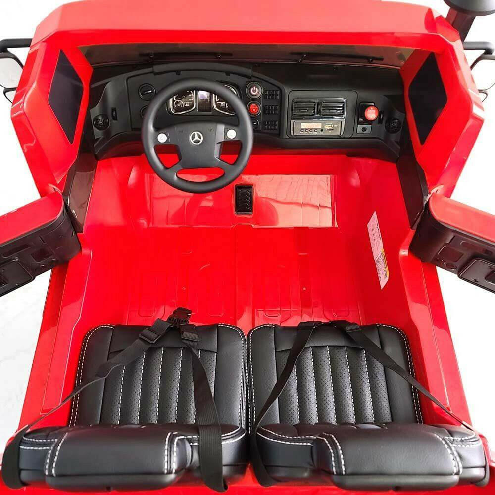 24V Mercedes Kids Zetros Ride-On Electric with Parental Remote, MP3, Leather Seats, Trunk Space - Kids Eye Candy