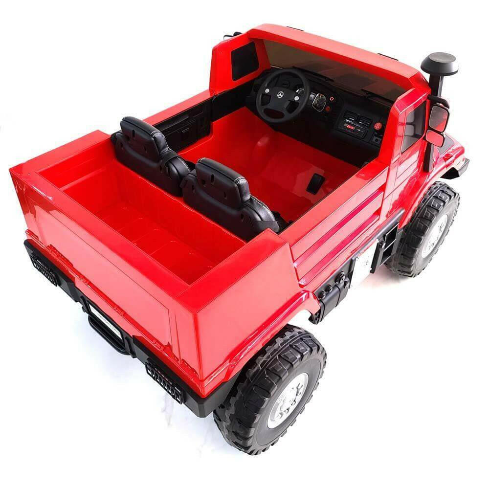 24V Mercedes Kids Zetros Ride-On Electric with Parental Remote, MP3, Leather Seats, Trunk Space - Kids Eye Candy