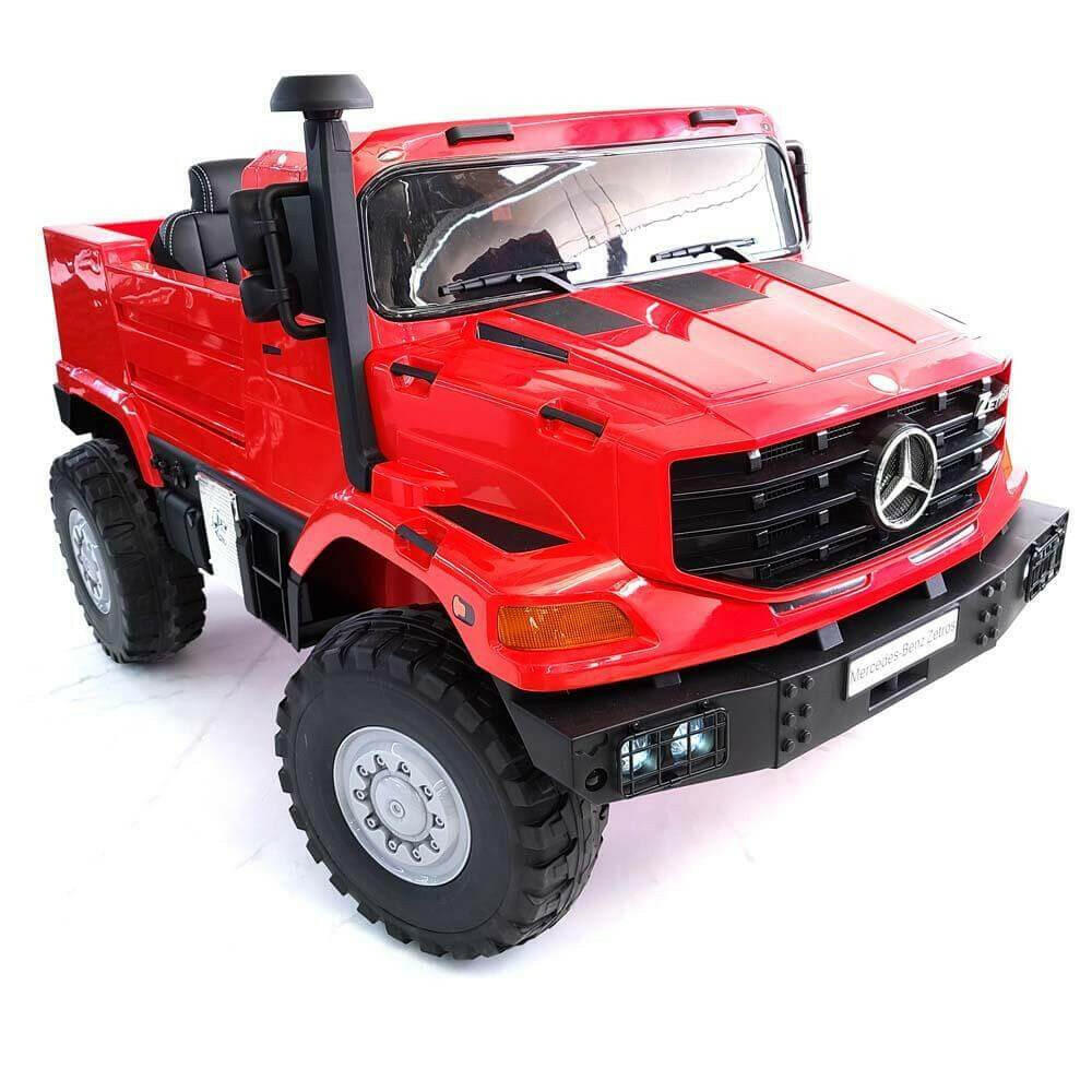 24V Mercedes Kids Zetros Ride-On Electric with Parental Remote, MP3, Leather Seats, Trunk Space - Kids Eye Candy