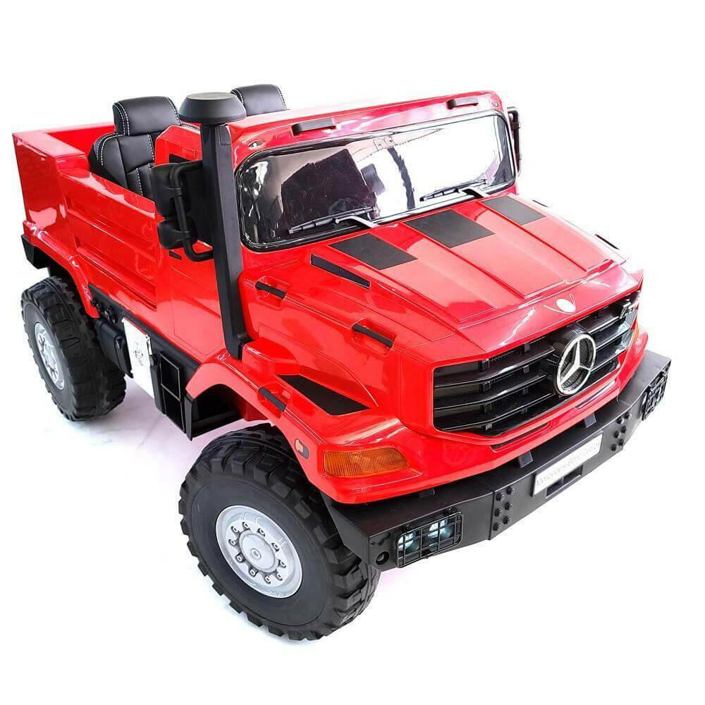 24V Mercedes Kids Zetros Ride-On Electric with Parental Remote, MP3, Leather Seats, Trunk Space - Kids Eye Candy