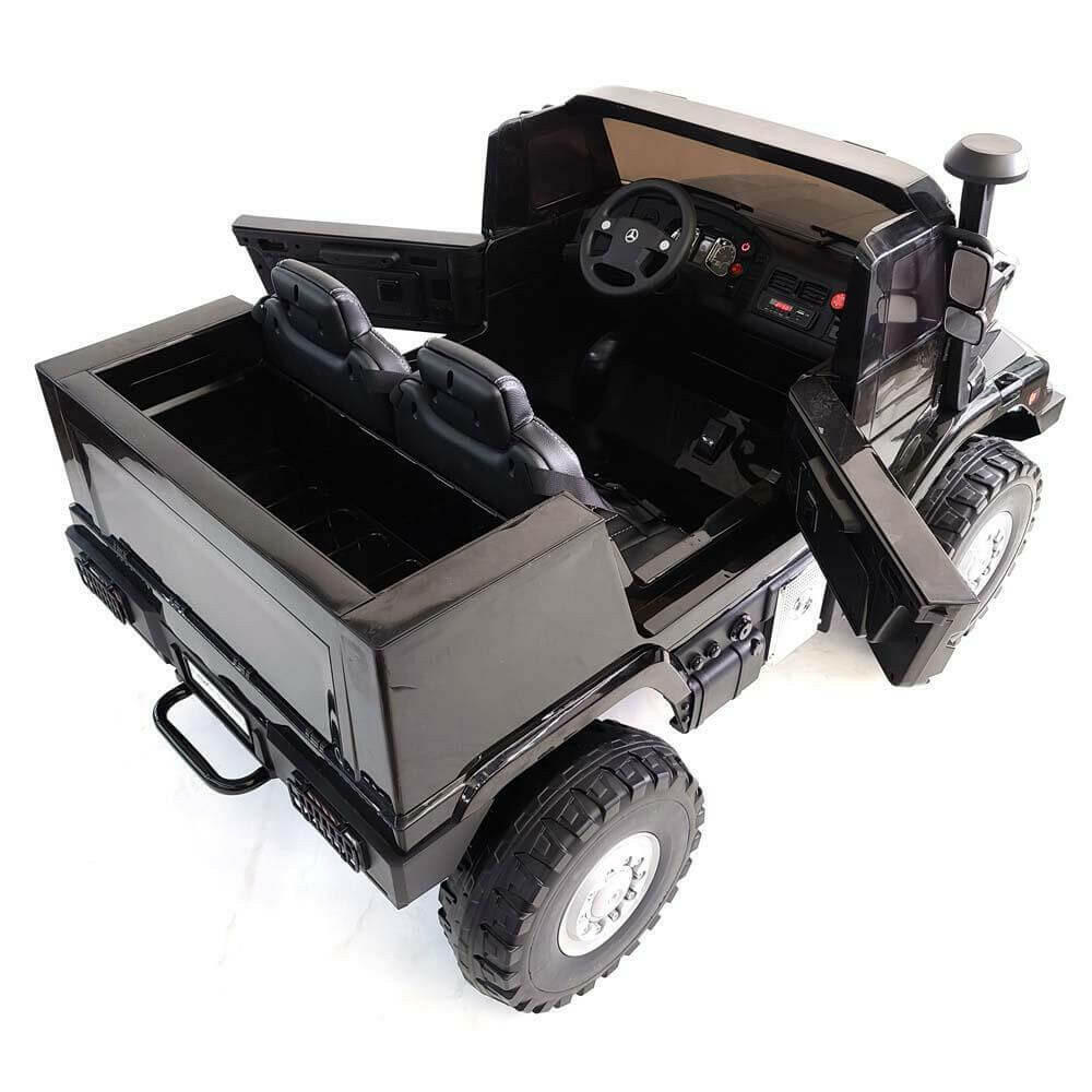 24V Mercedes Kids Zetros Ride-On Electric with Parental Remote, MP3, Leather Seats, Trunk Space - Kids Eye Candy