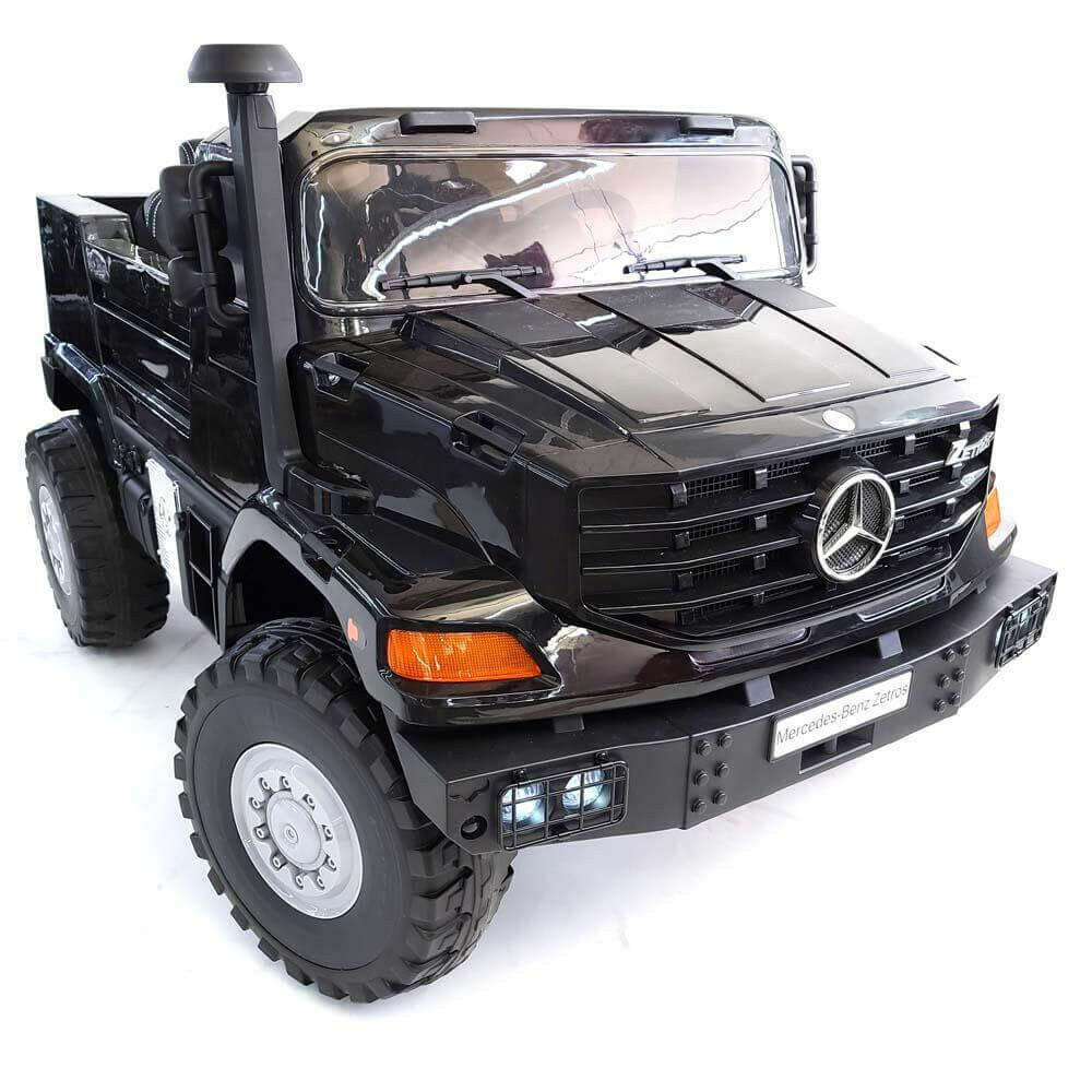 24V Mercedes Kids Zetros Ride-On Electric with Parental Remote, MP3, Leather Seats, Trunk Space - Kids Eye Candy