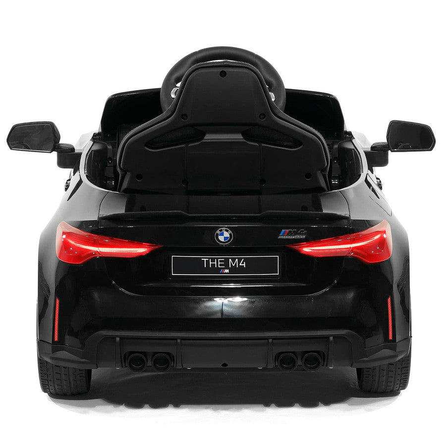12V BMW M4 Ride On Car MP3 LED Lights Parental Remote