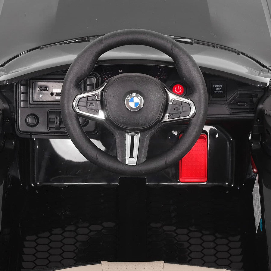 12V BMW M4 Ride On Car MP3 LED Lights Parental Remote