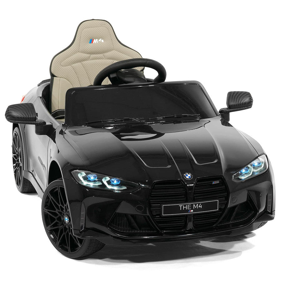 12V BMW M4 Ride On Car MP3 LED Lights Parental Remote