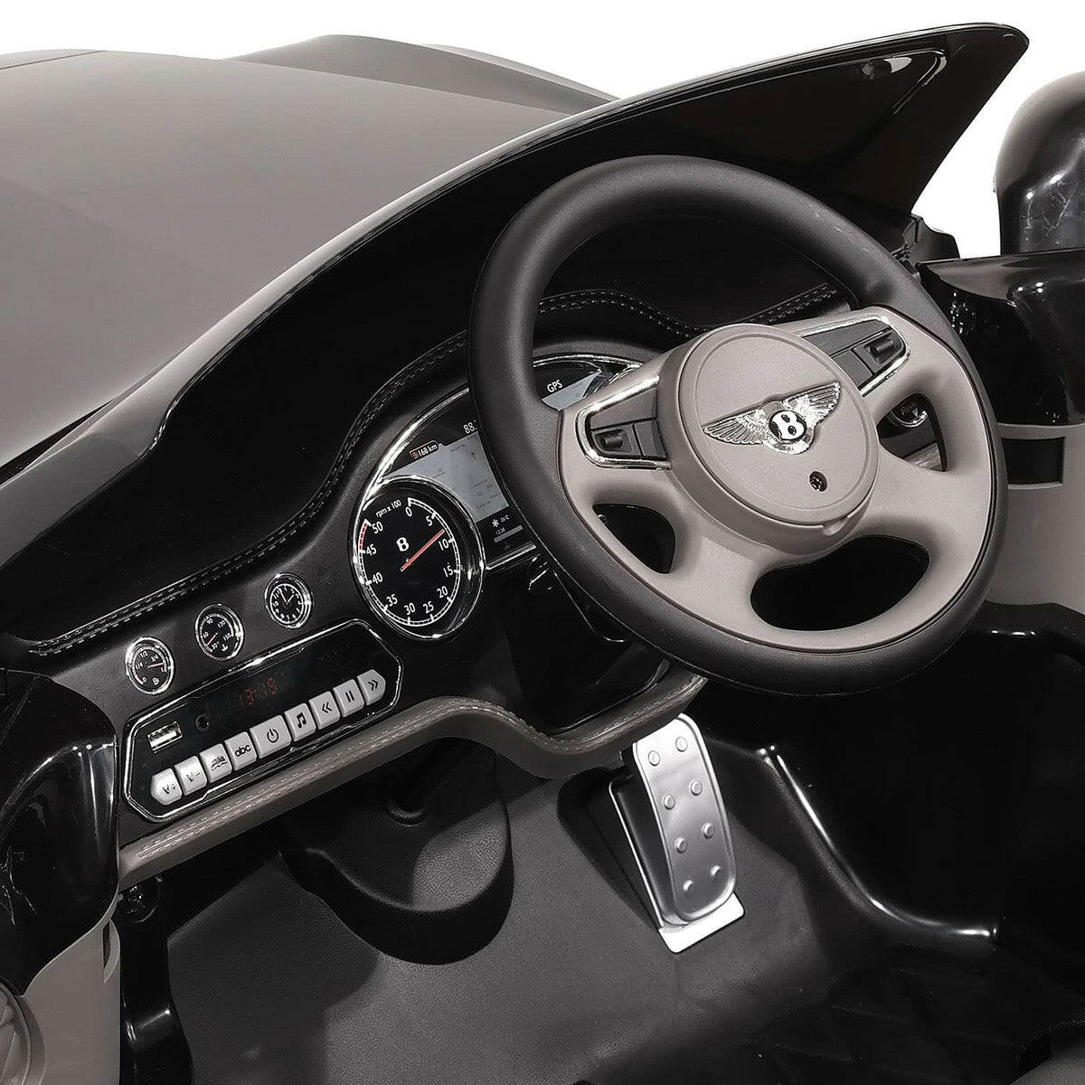 12V Bentley Mulsanne Ride On Car Parental Remote Leather Seats MP3 LED