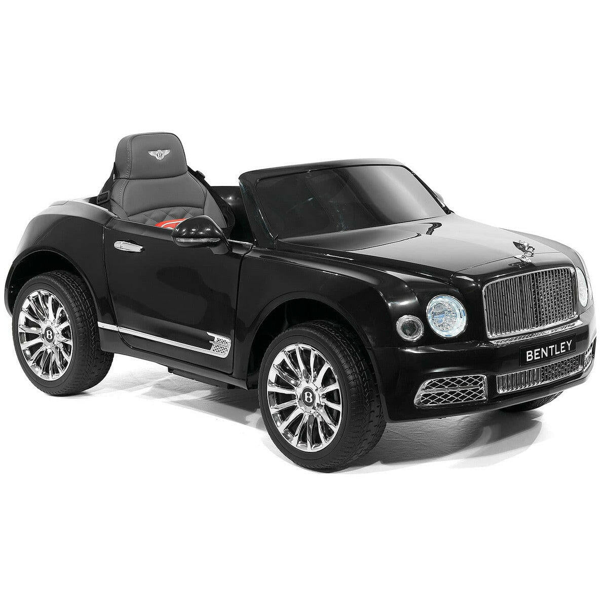 12V Bentley Mulsanne Ride On Car Parental Remote Leather Seats MP3 LED