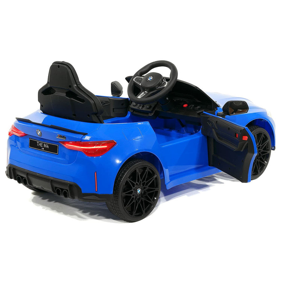 12V BMW M4 Ride On Car MP3 LED Lights Parental Remote