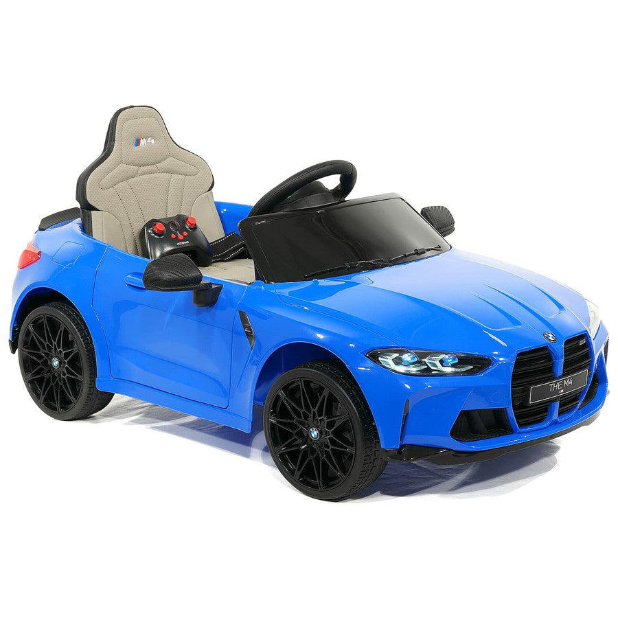 12V BMW M4 Ride On Car MP3 LED Lights Parental Remote