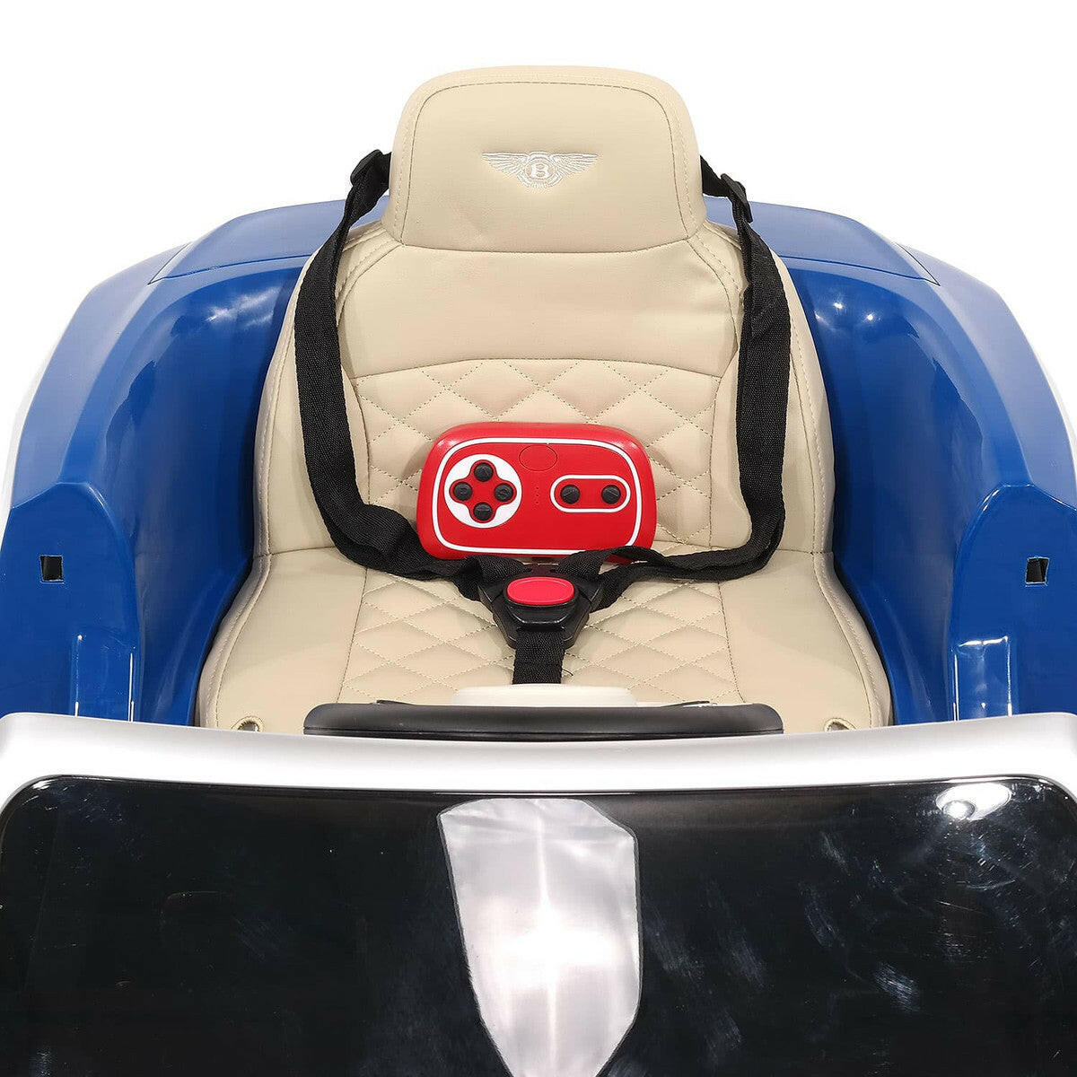 12V Bentley Mulsanne Ride On Car Parental Remote Leather Seats MP3 LED