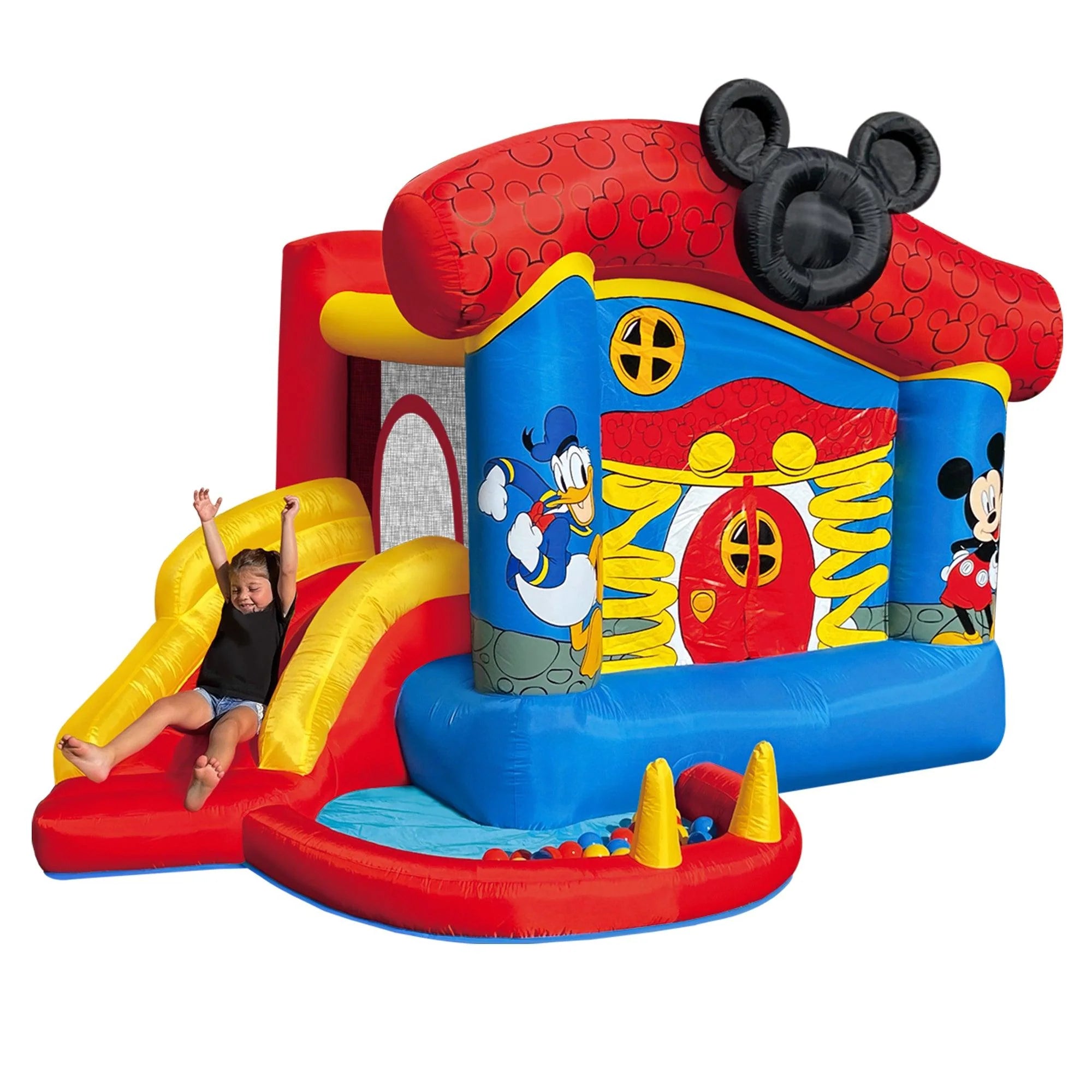 Mickey Mouse Inflatable Bounce House Ball Pit