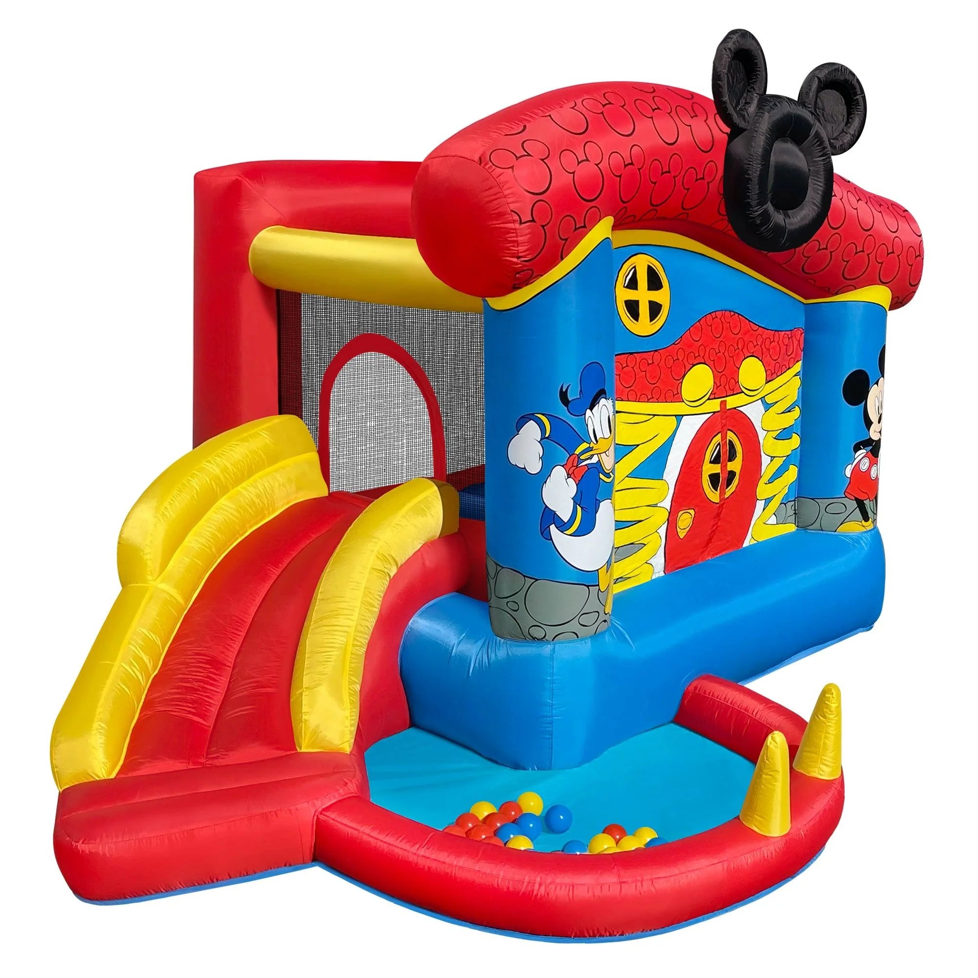Mickey Mouse Inflatable Bounce House Ball Pit