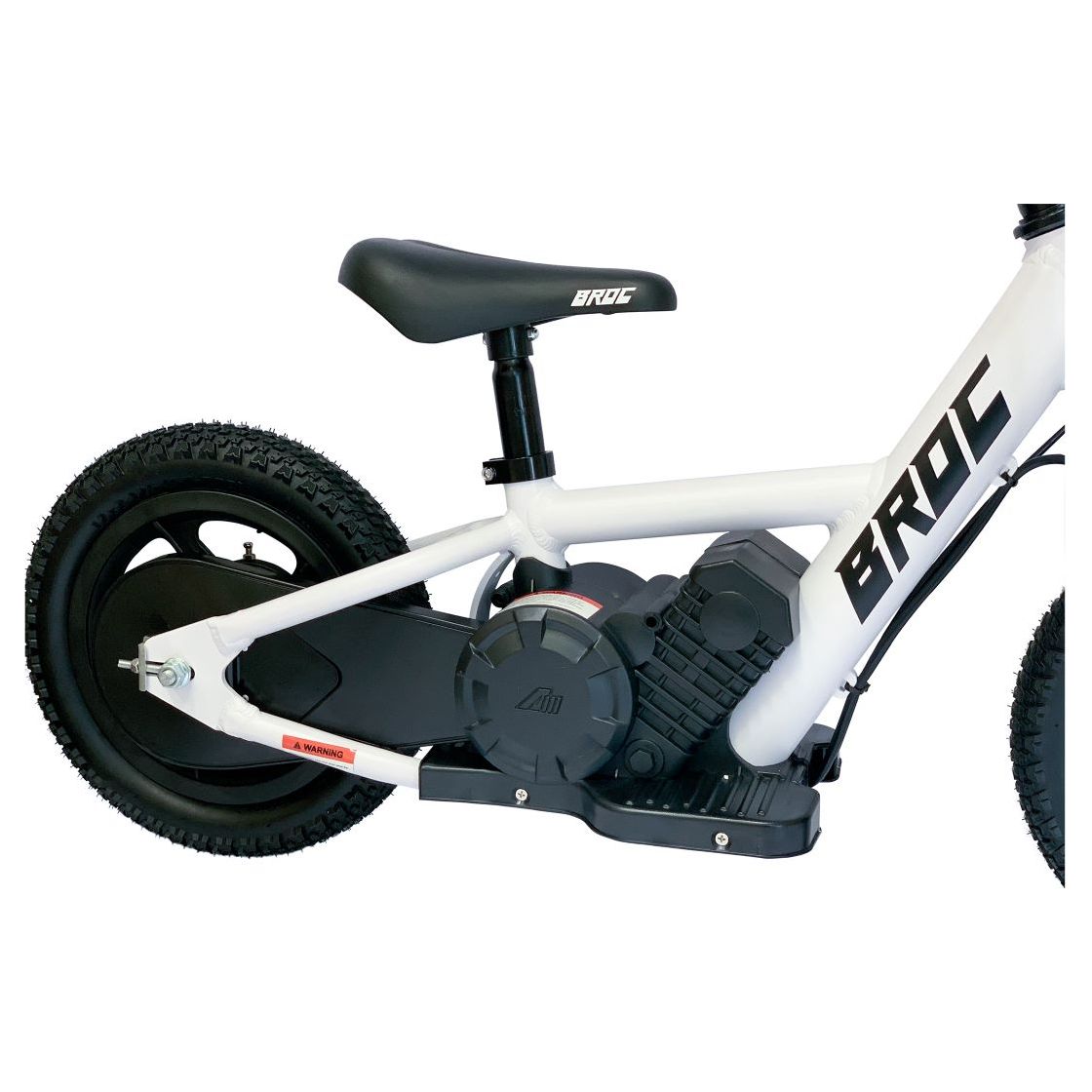 Broc Usa 12-inch Balance Kids E-Bike - White