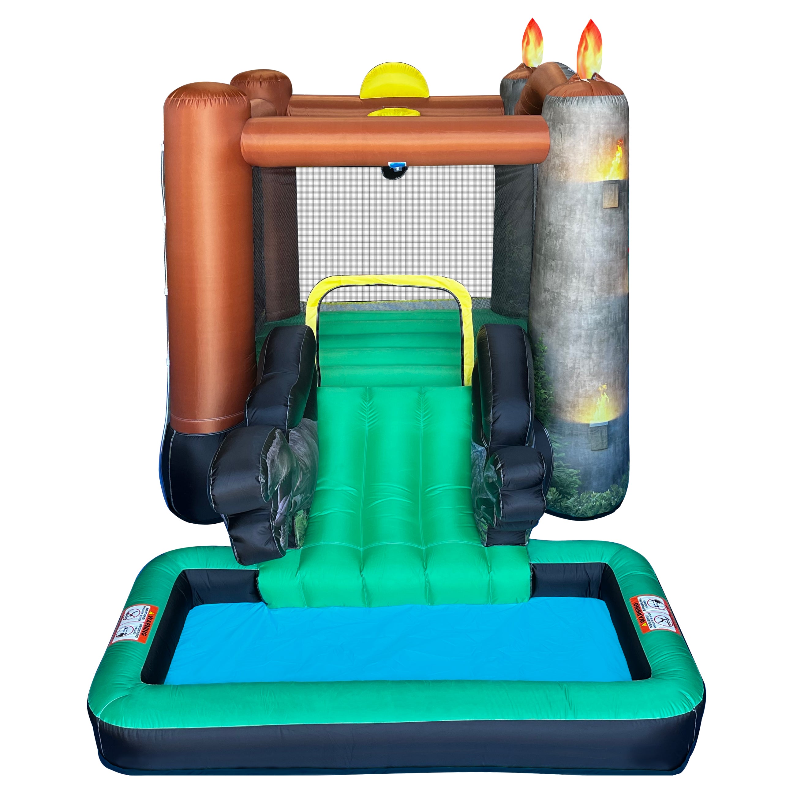 Jurassic World Kids Bounce House Inflatable Water Slide Combo