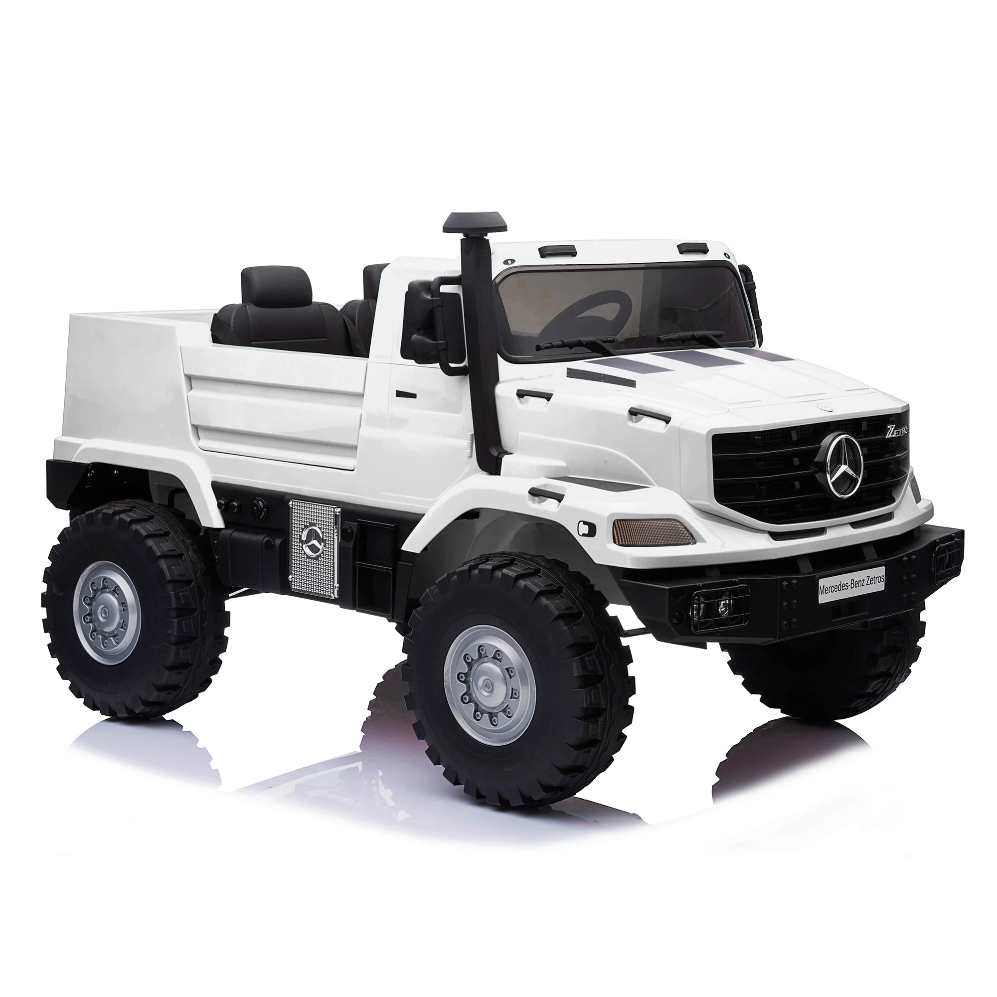 12V Mercedes Zetros Ride-On Car Parental Remote Leather Seats MP3 LED Lights