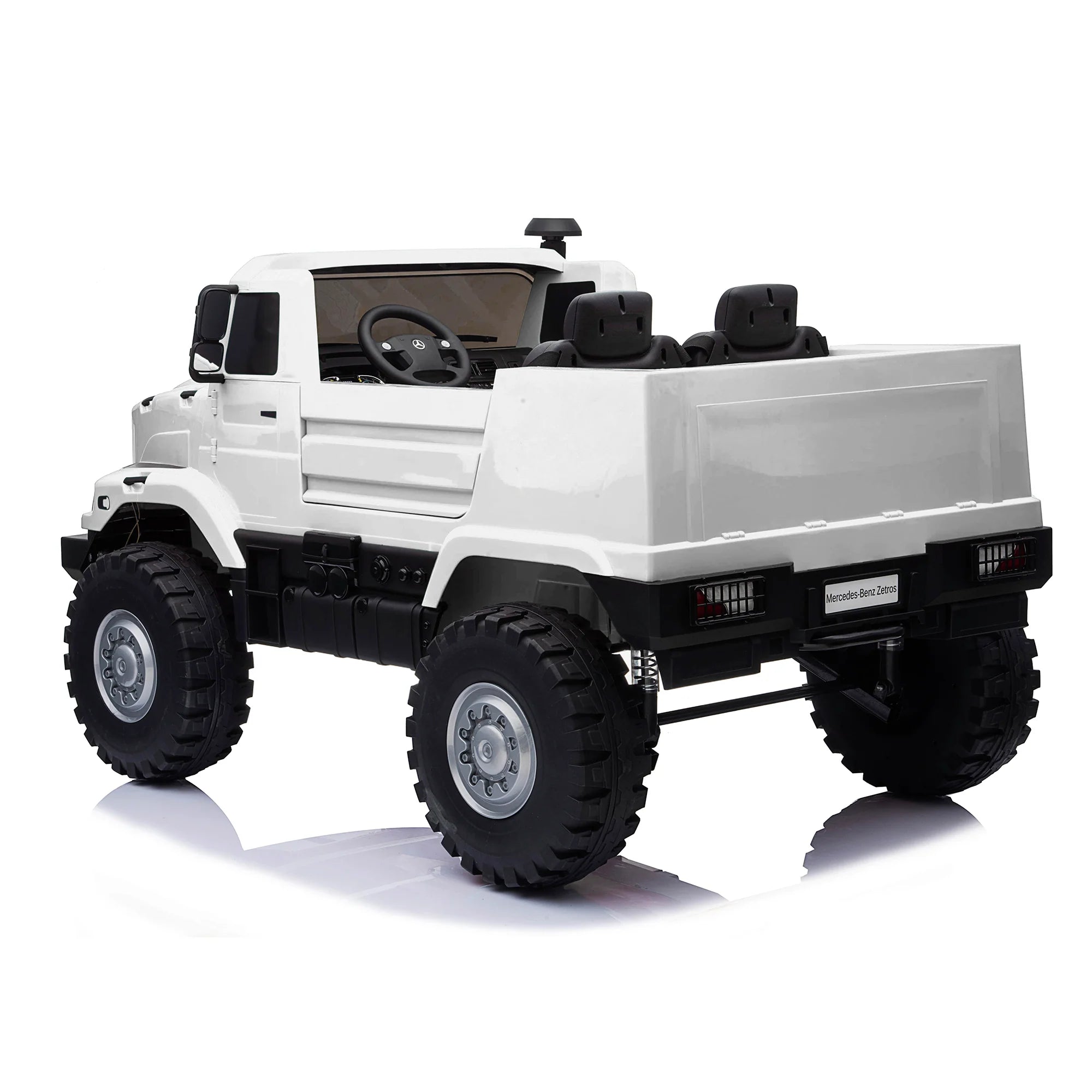 12V Mercedes Zetros Ride-On Car Parental Remote Leather Seats MP3 LED Lights