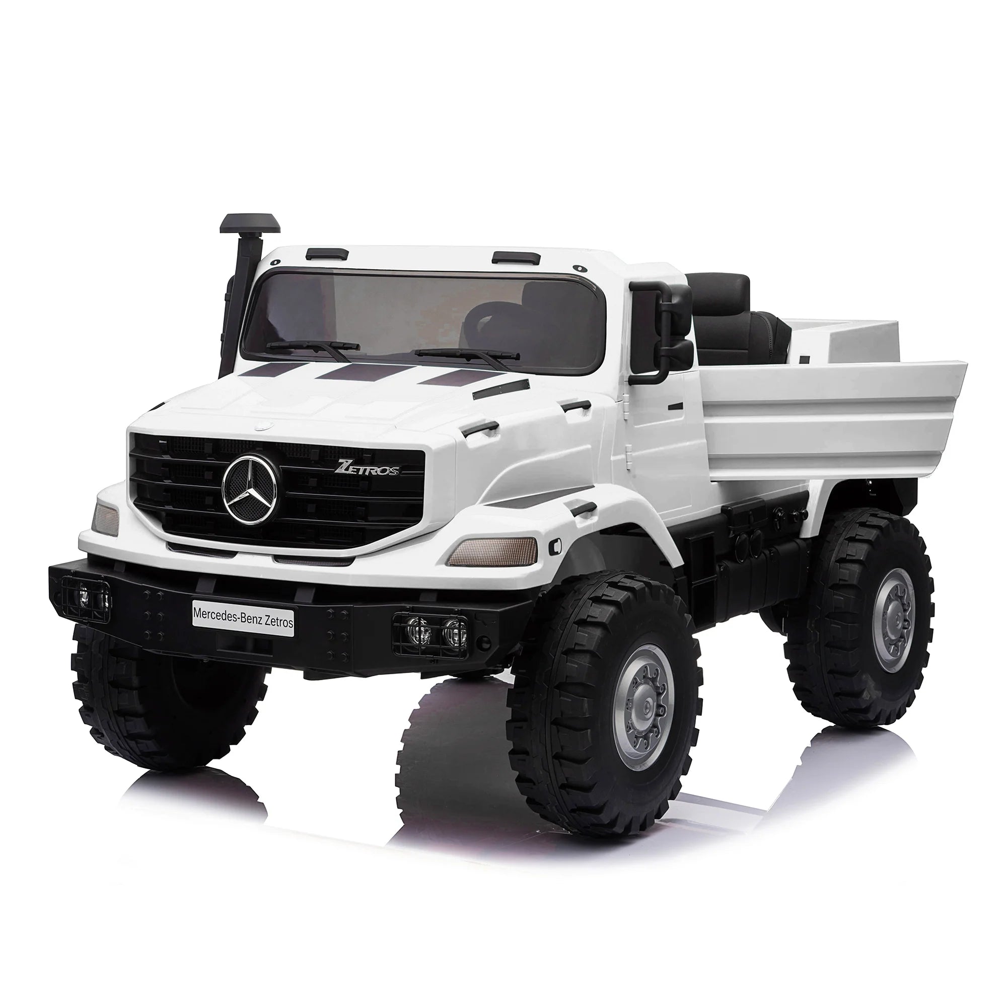 12V Mercedes Zetros Ride-On Car Parental Remote Leather Seats MP3 LED Lights