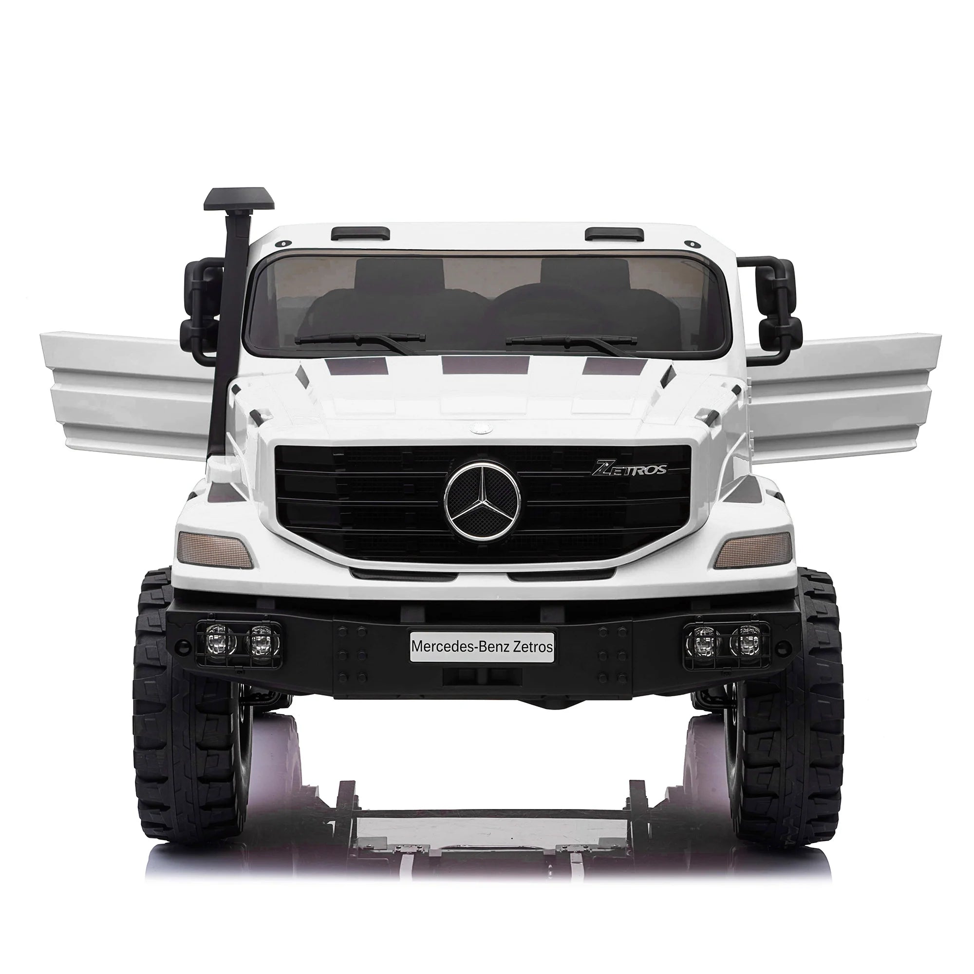 24V Mercedes Zetros Ride-On Car Parental Remote Leather Seats MP3 LED Lights