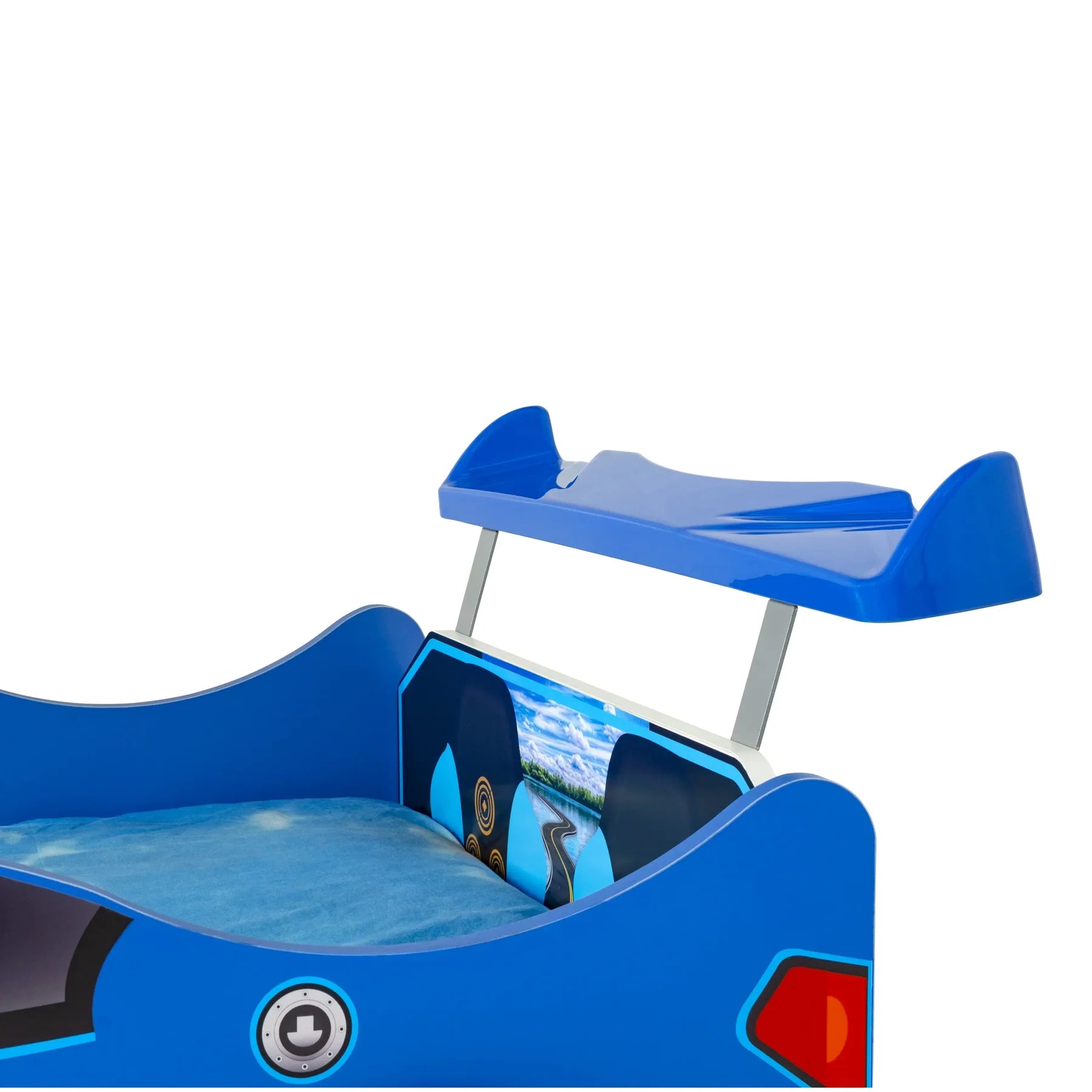 Lambo GT Toddler Car Bed Headlights Remote Control Twin Size Frame