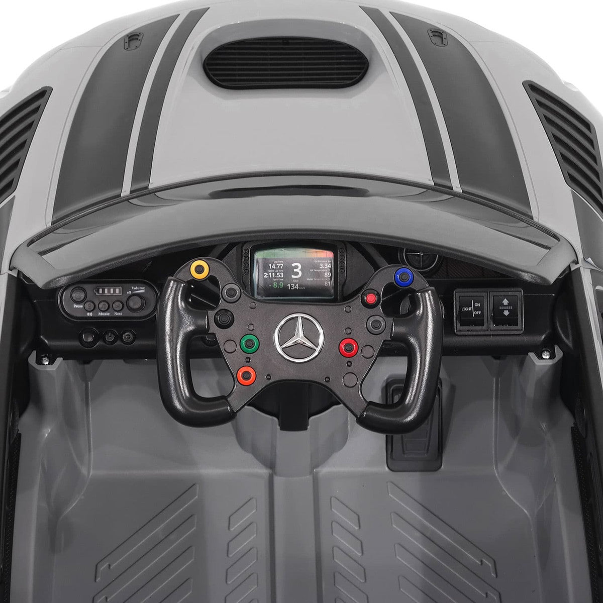 12V Mercedes AMG Kids Ride On Parental Remote MP3 LED Lights