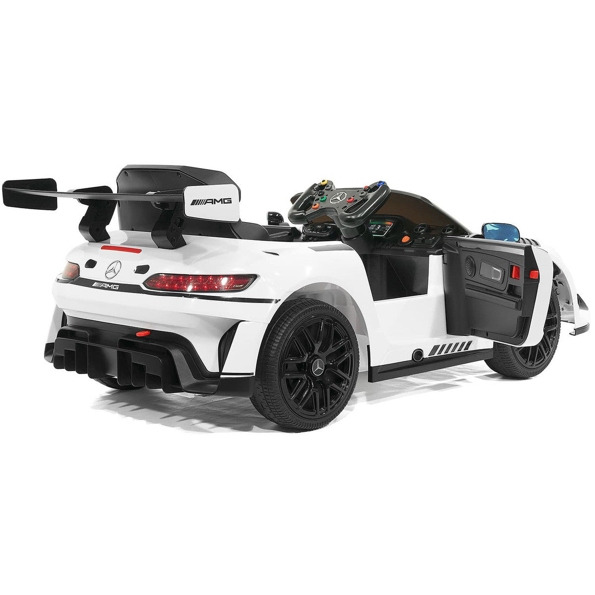 12V Mercedes AMG Kids Ride On Parental Remote MP3 LED Lights