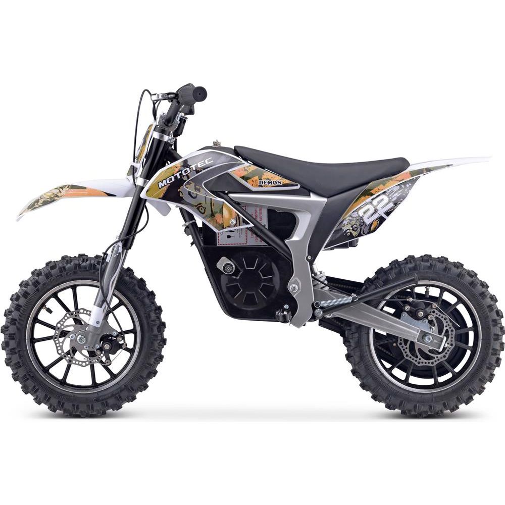 MotoTec 36v 500w Demon Electric Dirt Bike Lithium Purple