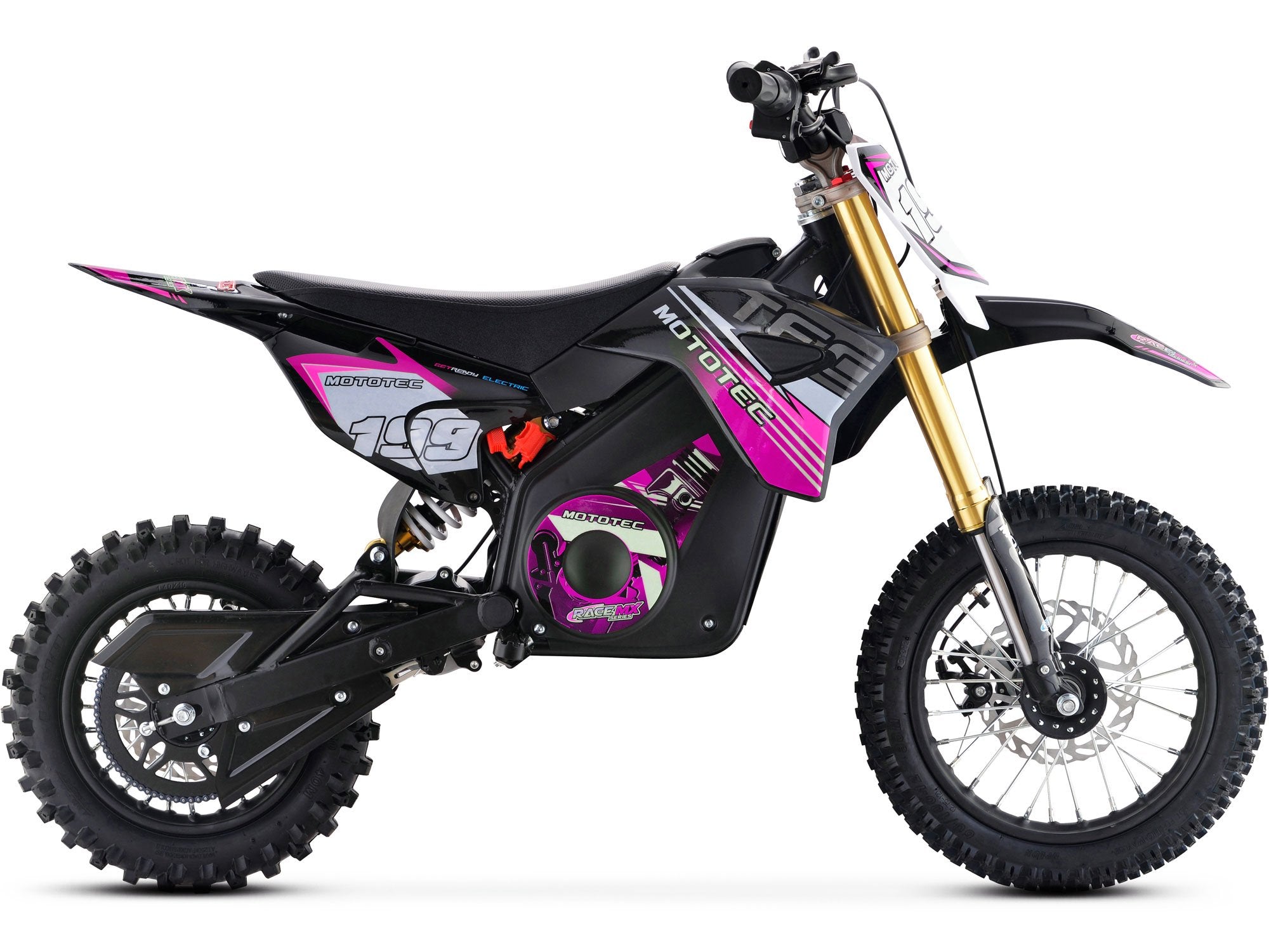 Mototec 36V Electric Kids Dirt Bike 1000w 3-Adjustable Speeds