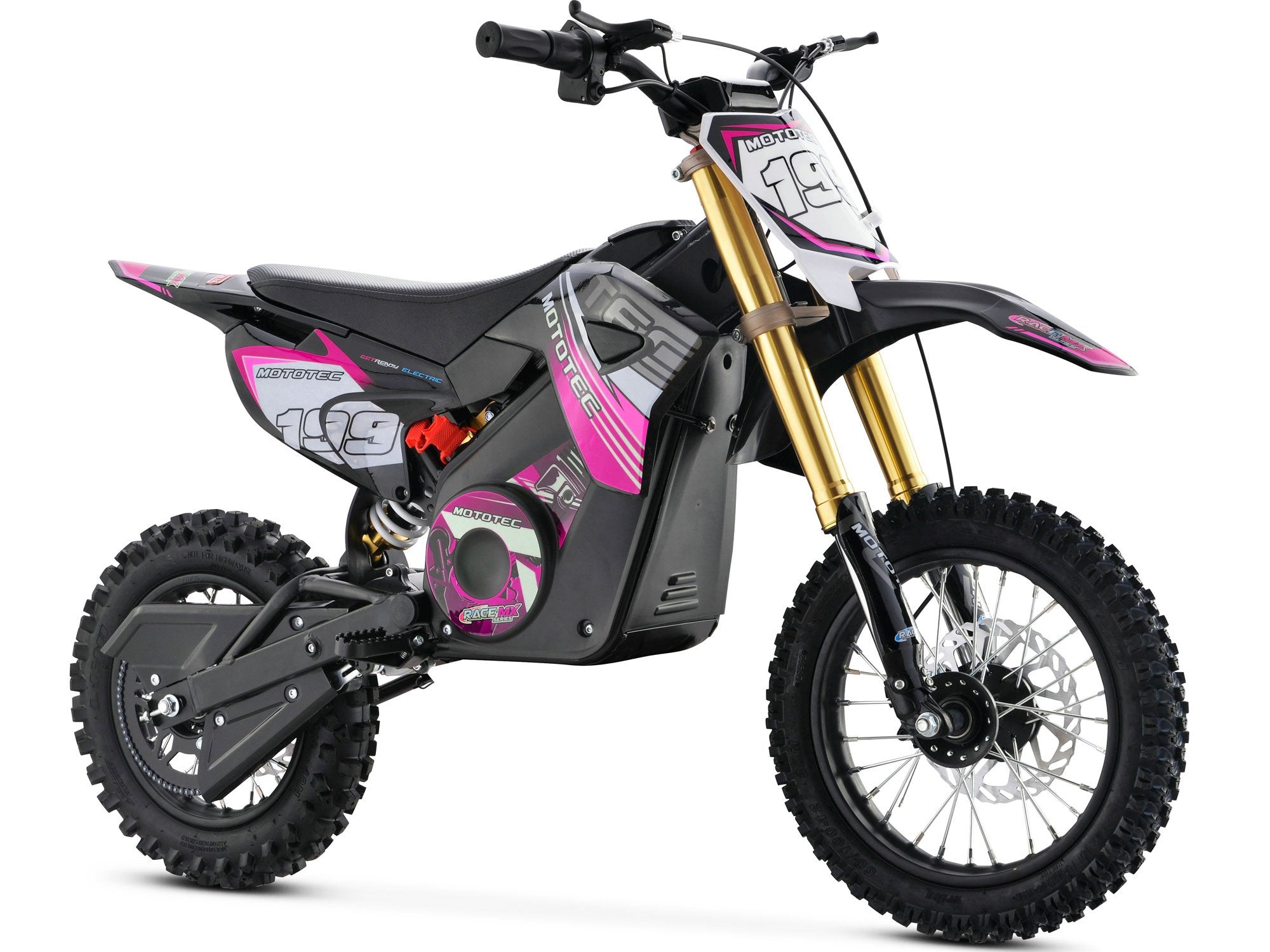 Mototec 36V Electric Kids Dirt Bike 1000w 3-Adjustable Speeds
