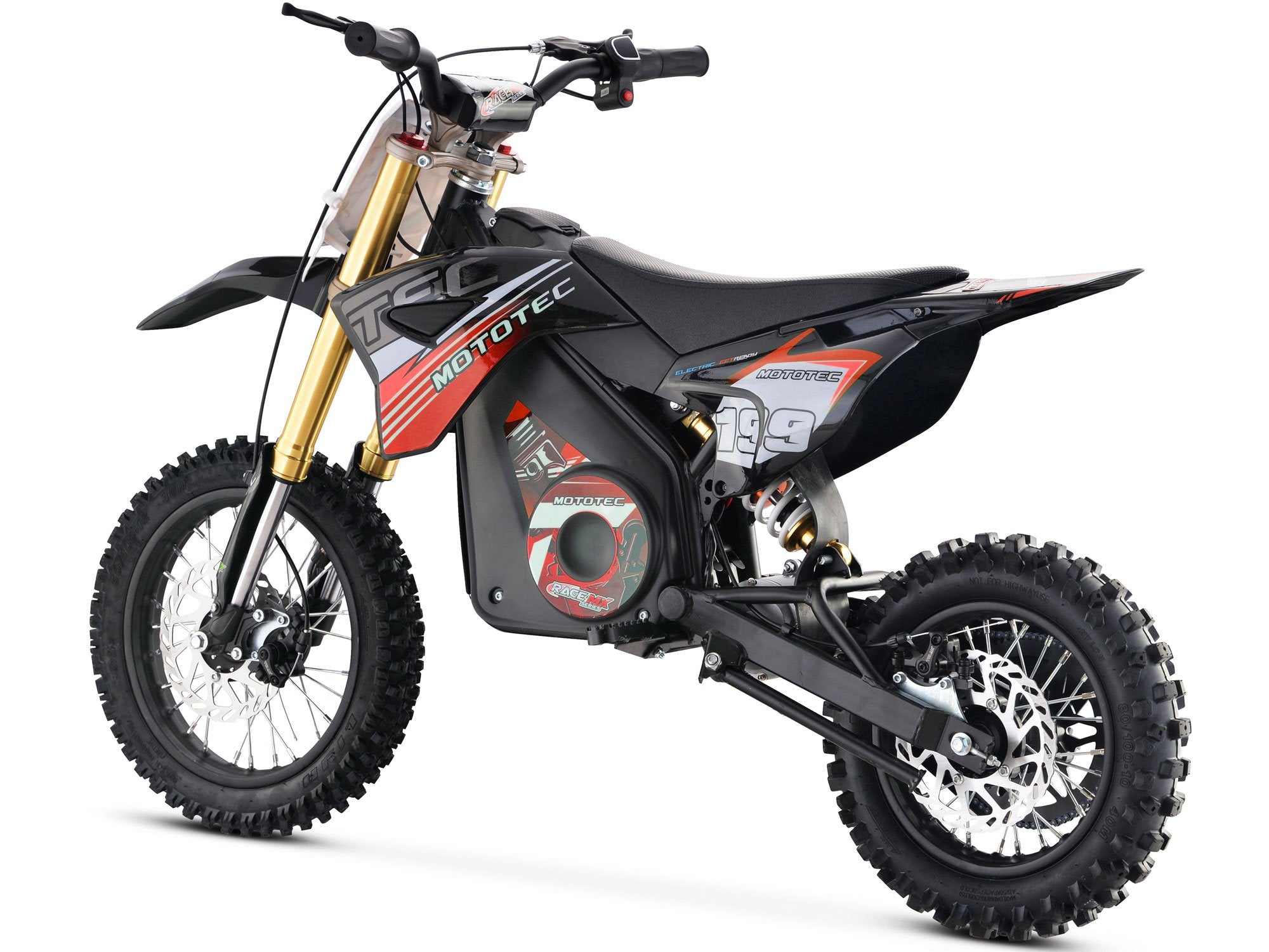 Mototec 36V Electric Kids Dirt Bike 1000w 3-Adjustable Speeds