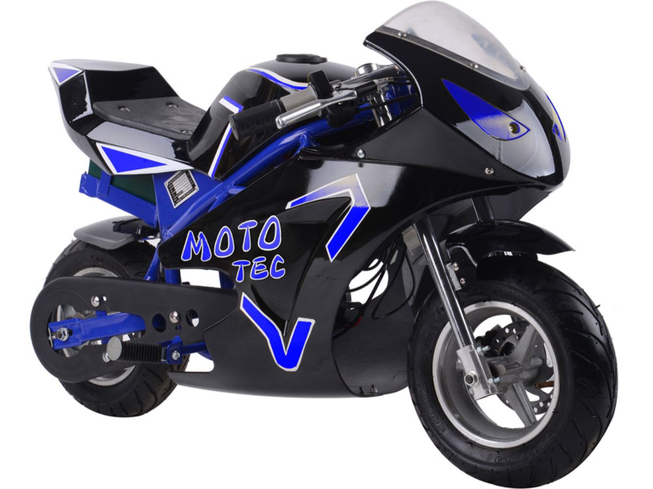 36v Mototec Kids Ride-On Pocket Bike with Kickstand