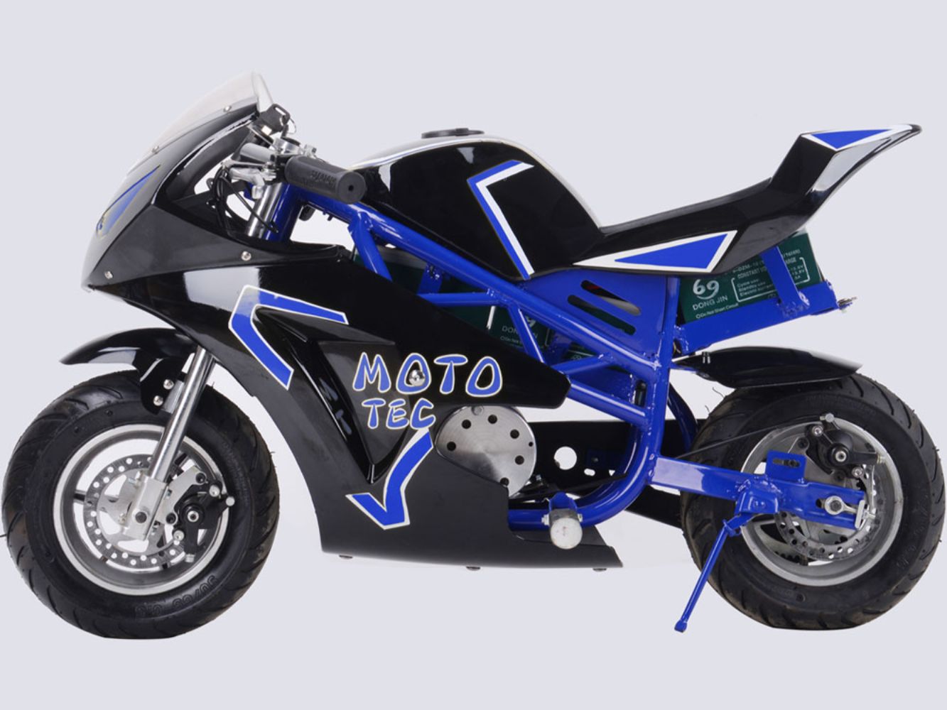 36v Mototec Kids Ride-On Pocket Bike with Kickstand