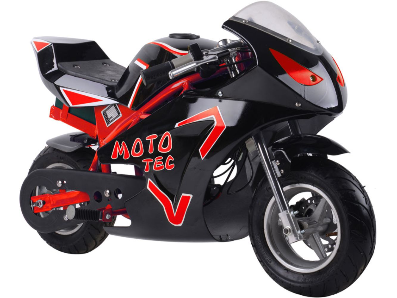 36v Mototec Kids Ride-On Pocket Bike with Kickstand