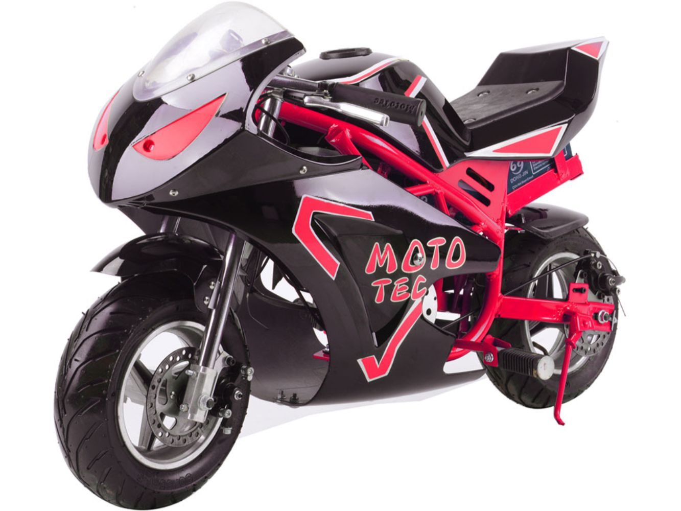 36v Mototec Kids Ride-On Pocket Bike with Kickstand