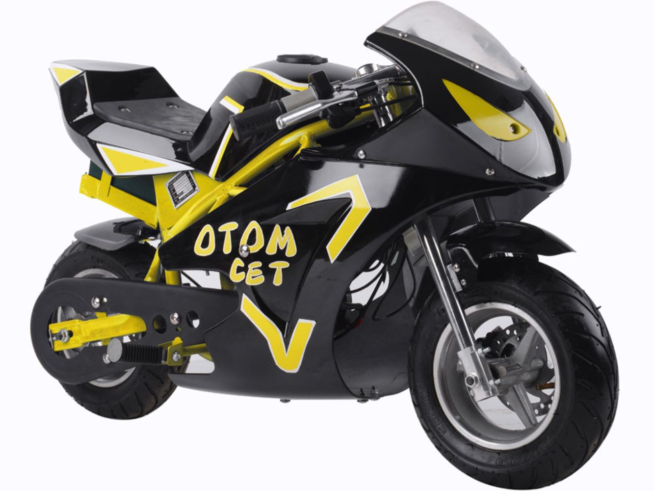 36v Mototec Kids Ride-On Pocket Bike with Kickstand