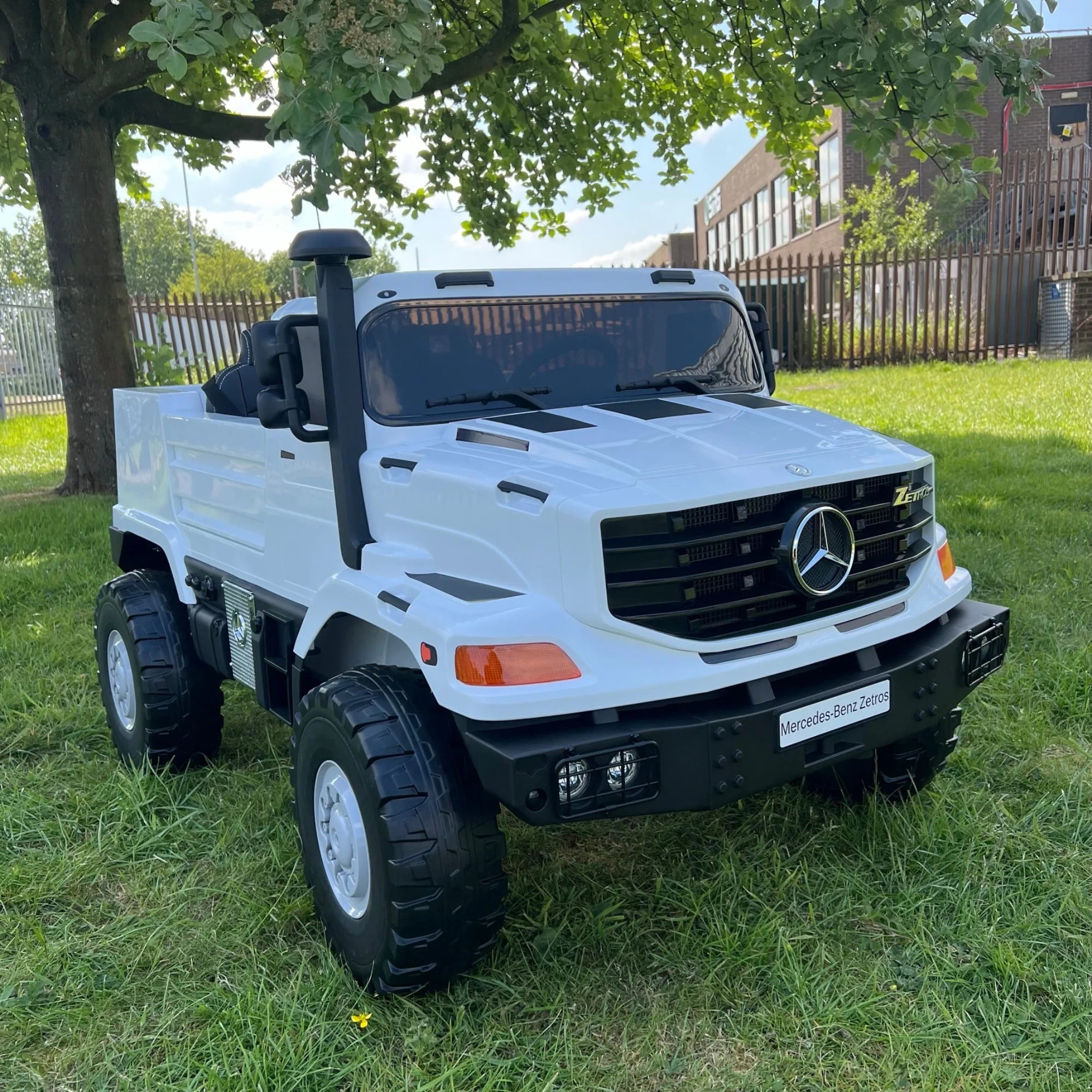 12V Mercedes Zetros Ride-On Car Parental Remote Leather Seats MP3 LED Lights