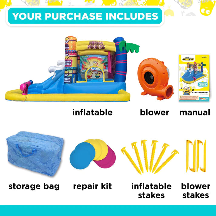 minions bounce castle