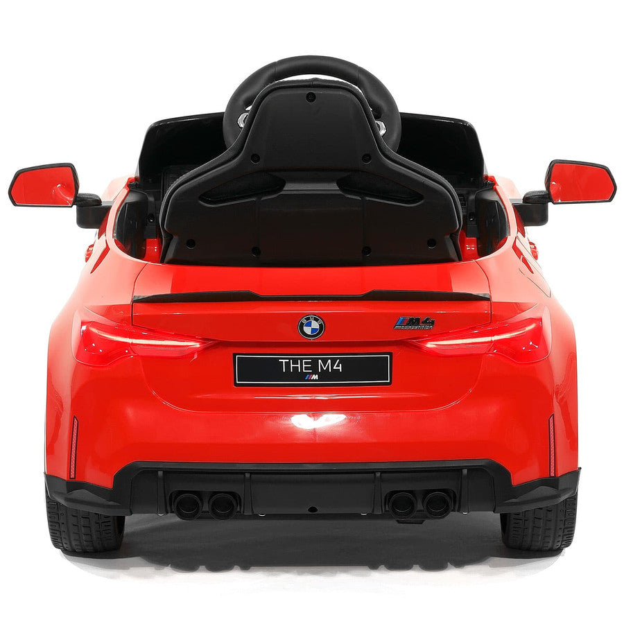 12V BMW M4 Ride On Car MP3 LED Lights Parental Remote