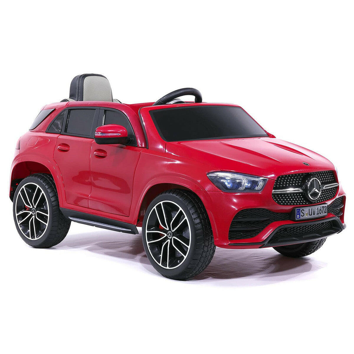 12V Mercedes GLE Ride-On Car Parental Remote Leather Seats MP3 LED Wheels