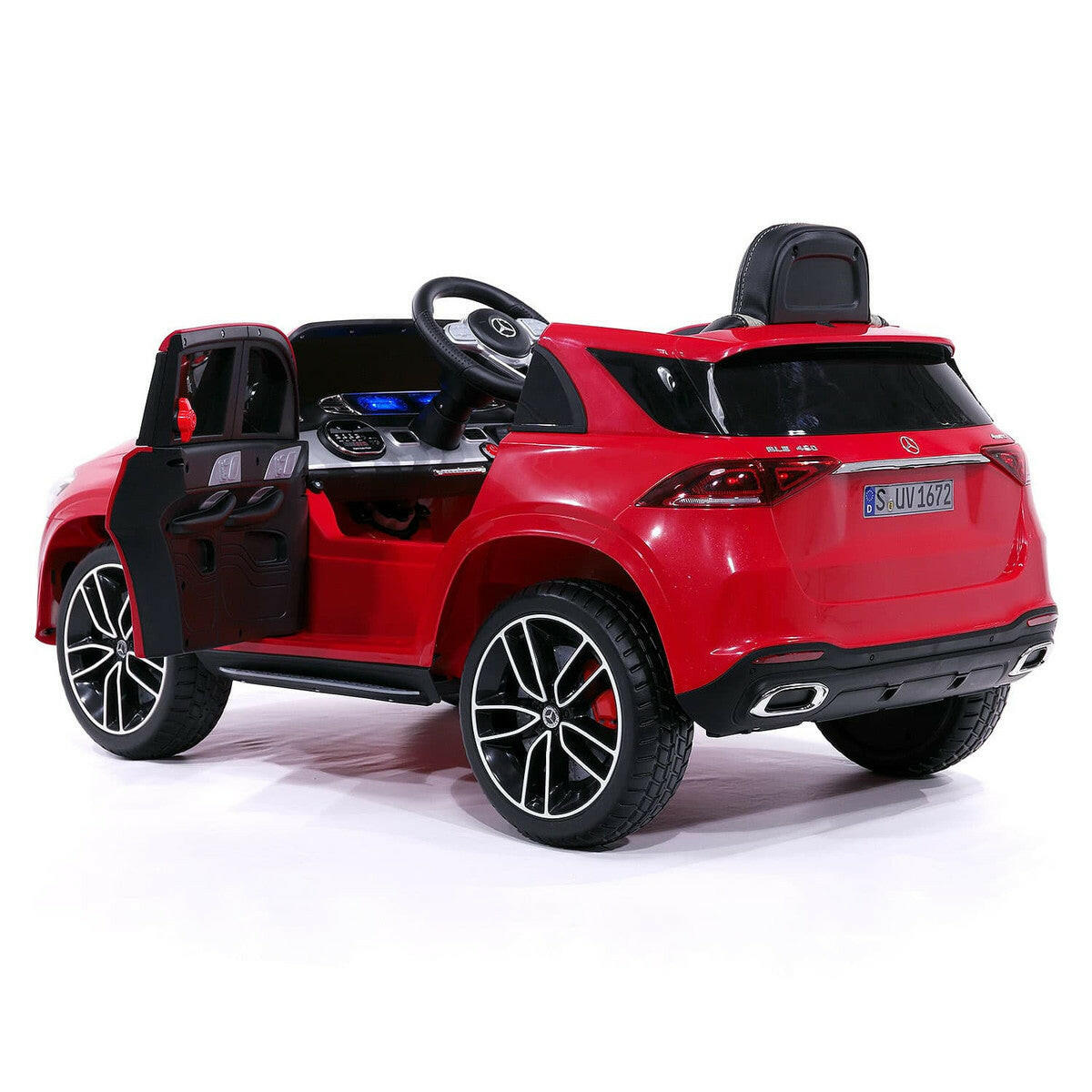 12V Mercedes GLE Ride-On Car Parental Remote Leather Seats MP3 LED Wheels