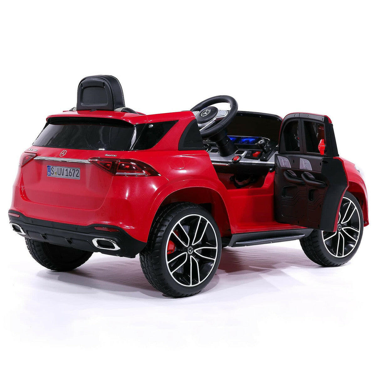 12V Mercedes GLE Ride-On Car Parental Remote Leather Seats MP3 LED Wheels