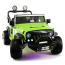 Explorer 12V Kids Truck Best Ride-On Two-Seater Parent Remote, MP3, Leather Seats, LED Wheels - Kids Eye Candy
