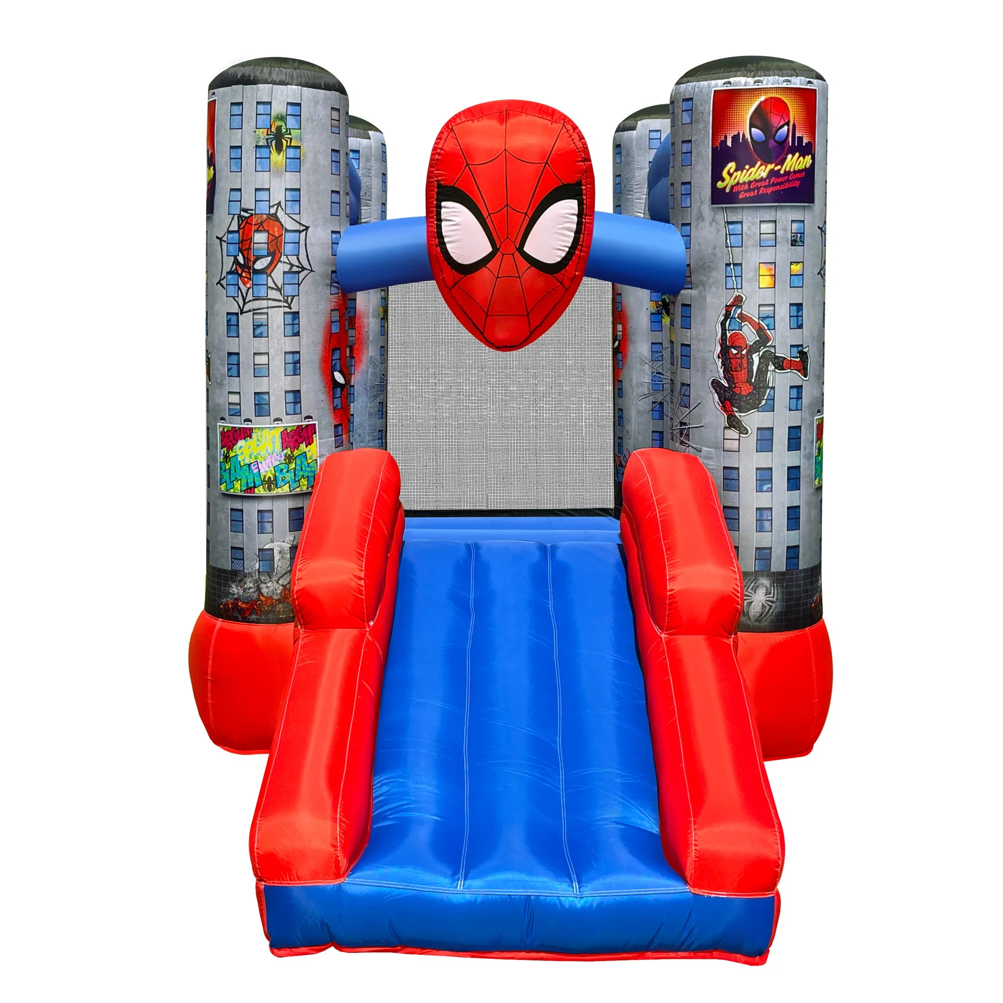 Marvel Spider-Man Inflatable Bounce House Slide Ball Pit