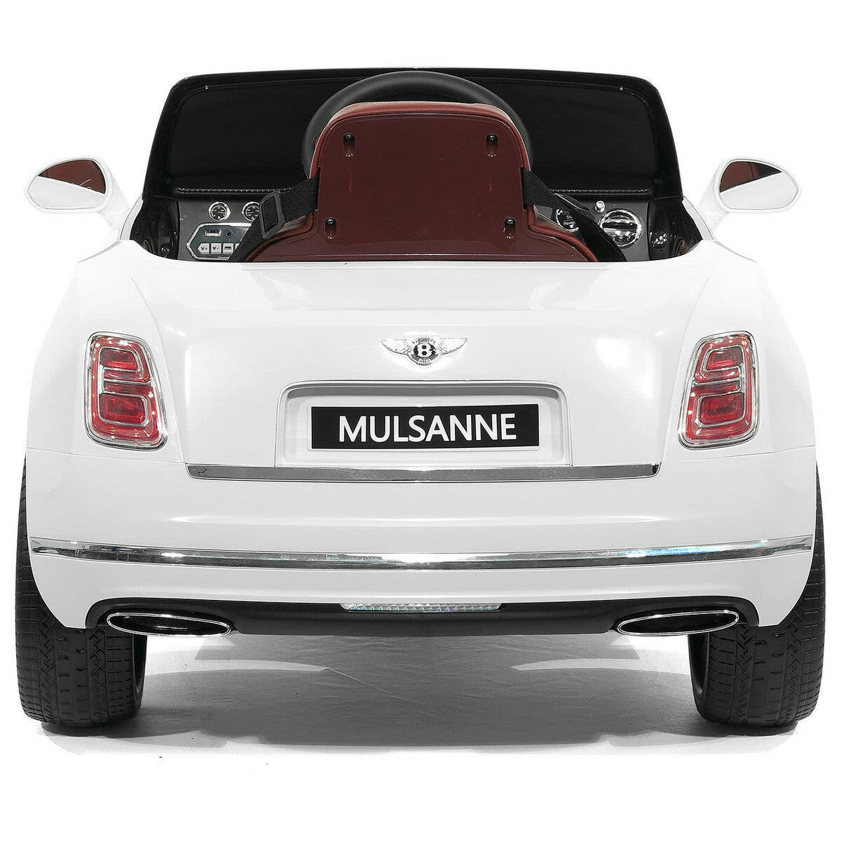 12V Bentley Mulsanne Ride On Car Parental Remote Leather Seats MP3 LED