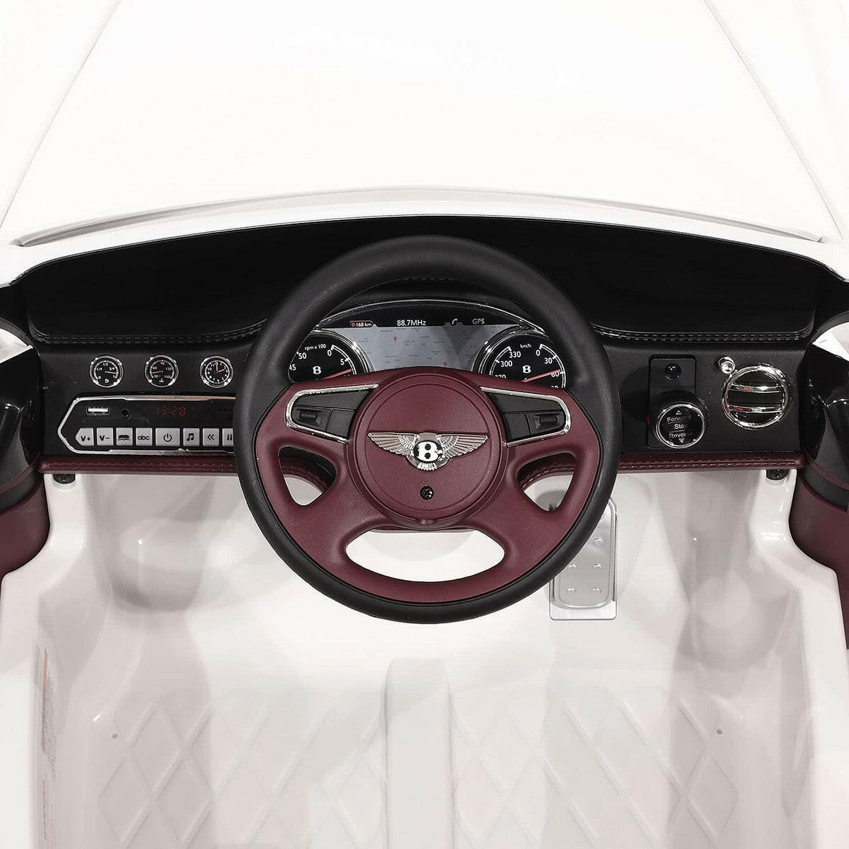 12V Bentley Mulsanne Ride On Car Parental Remote Leather Seats MP3 LED