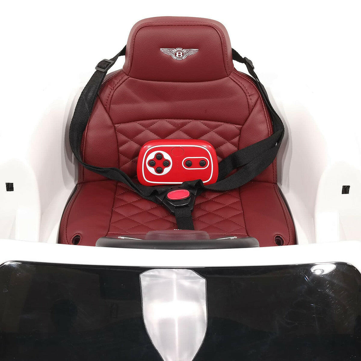 12V Bentley Mulsanne Ride On Car Parental Remote Leather Seats MP3 LED