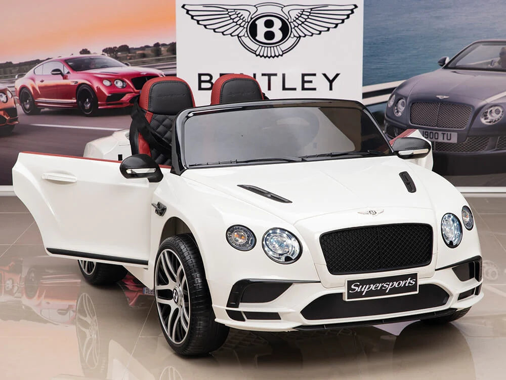 12V Bentley Continental Ride On Parental Remote Leather Seats MP3 LED
